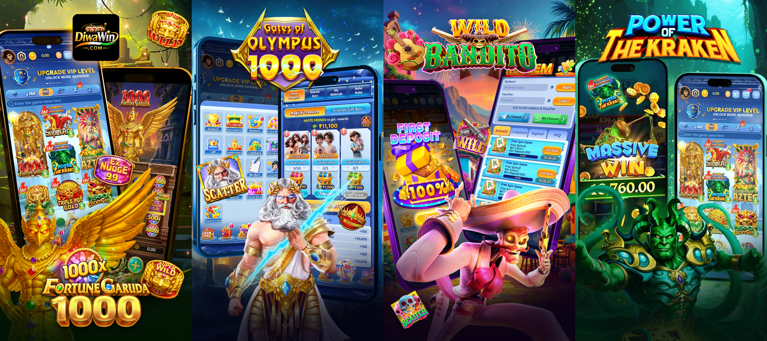 Diwa Win (Diva Win) India official banner